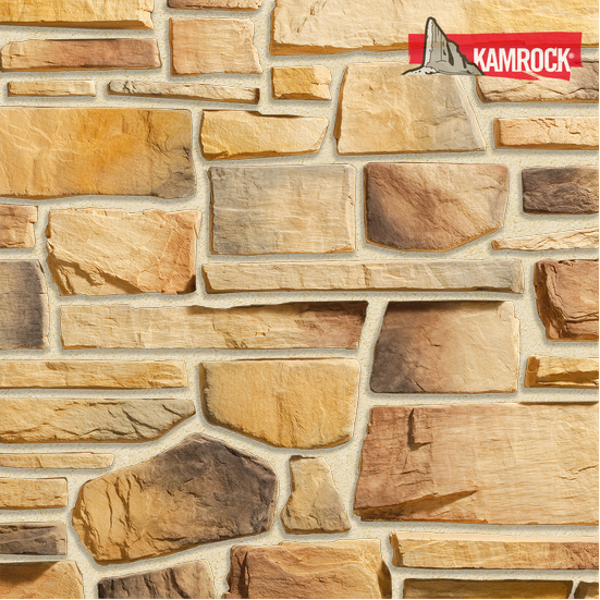 Искусственный камень KAMROCK Коллекция "Горный уступ" 08950